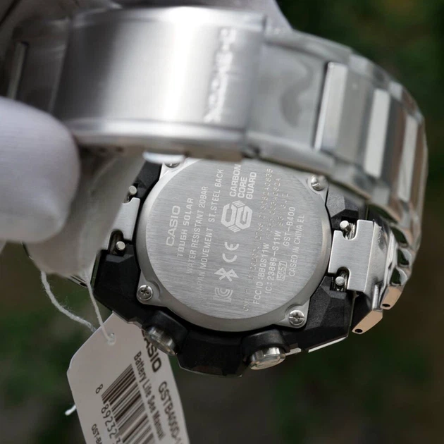 Часы Casio G-SHOCK GST-B400D-1A Bluetooth SLIM G-Steel Carbon Core