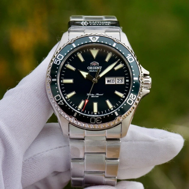 Часы Orient RA-AA0004E19B Green KAMASU Automatic Diver Sapphire - изображение 2