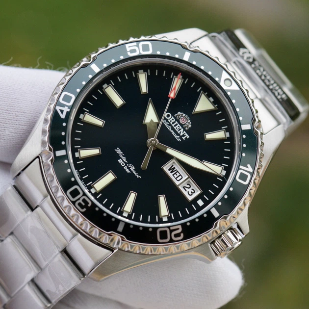 Часы Orient RA-AA0004E19B Green KAMASU Automatic Diver Sapphire - изображение 7