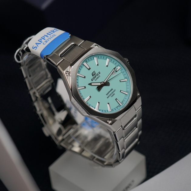カシオ エディフィス ターコイズ Часы Casio Edifice EFR-S108D-2BV TIFFANY Saphire – купить