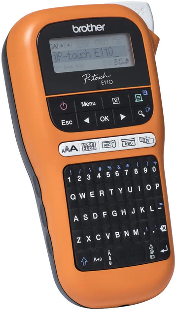 Drukarka etykiet Brother P-Touch E110VP Orange (PERBRODRE0047) - obraz 3
