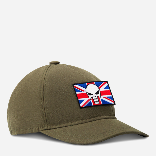 Набор шевронов на липучке IDEIA Череп Карателя на Флаге Великобритании 5 х 8 см 2 шт Красный (4820227287079) - изображение 2
