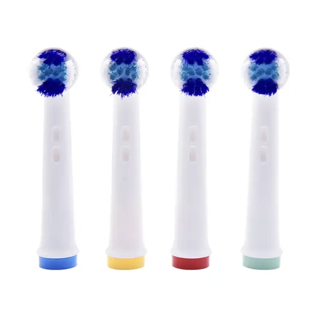 Насадки 4 шт для Oral B сменные EB20-X средней жесткости для электрощетки орал би - изображение 6