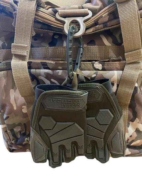 Рукавички тактичні KOMBAT UK Alpha Fingerless Tactical Gloves XL 5060545657607 - изображение 9