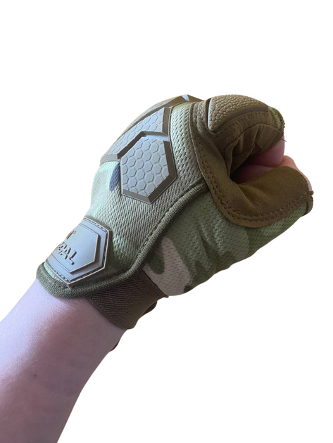 Рукавички тактичні KOMBAT UK Alpha Fingerless Tactical Gloves мультікам L (kb-aftg-btp-l) - изображение 7