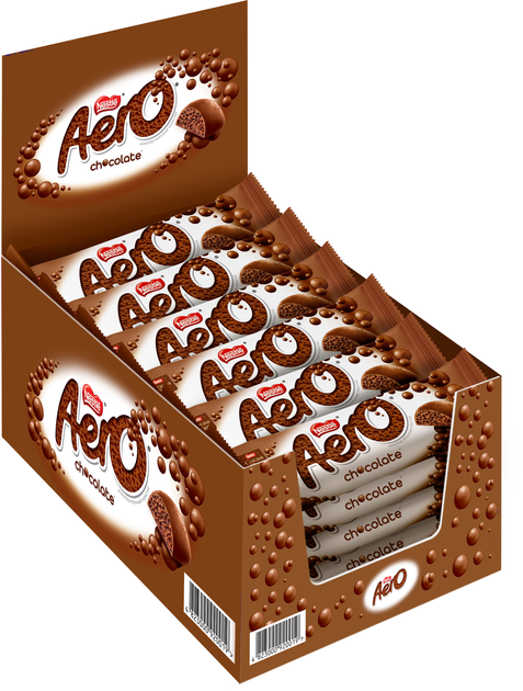 Акція на Упаковка батончиків AERO шоколадних молочних пористих 30 шт х 30 г від Rozetka