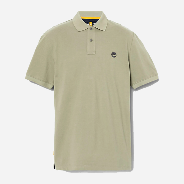 Koszulka polo męska Timberland TB0A26N4 XL Jasny khaki (196246701860) - obraz 4