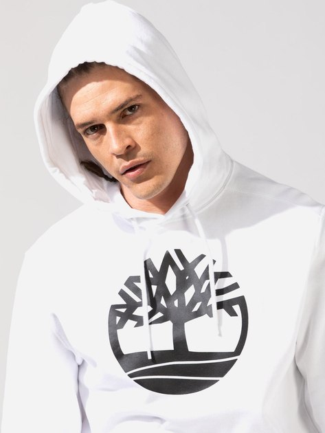 Худі чоловіче Timberland TB0A2BJH M Білий/Чорний (194115637661) - зображення 4