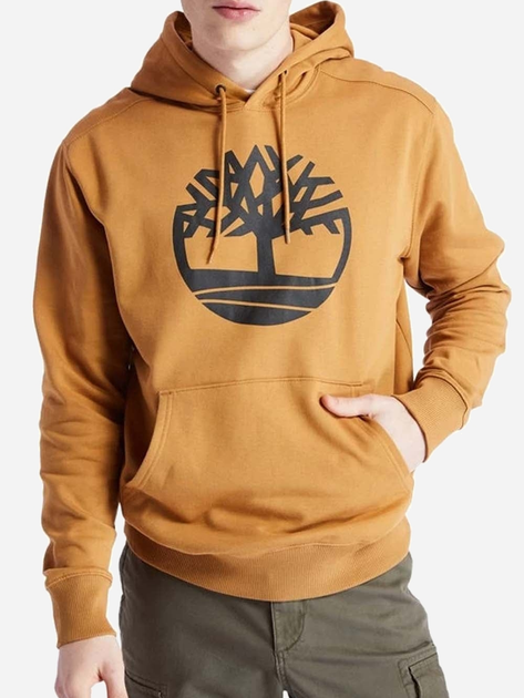 Bluza męska z kapturem Timberland TB0A2BJH XL Beżowy/Czarny (194116687719) - obraz 1