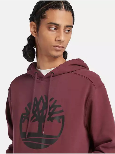 Худі чоловіче Timberland TB0A2BJH S Бордове (196246843782) - зображення 3
