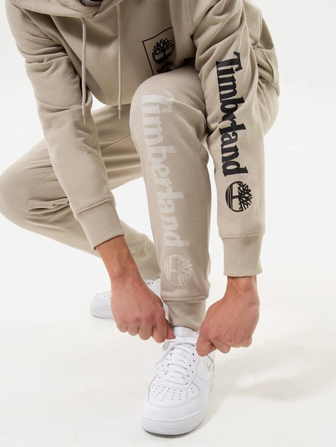 Спортивні штани чоловічі Timberland TB0A2BVF S Бежеві (196249302040) - зображення 3