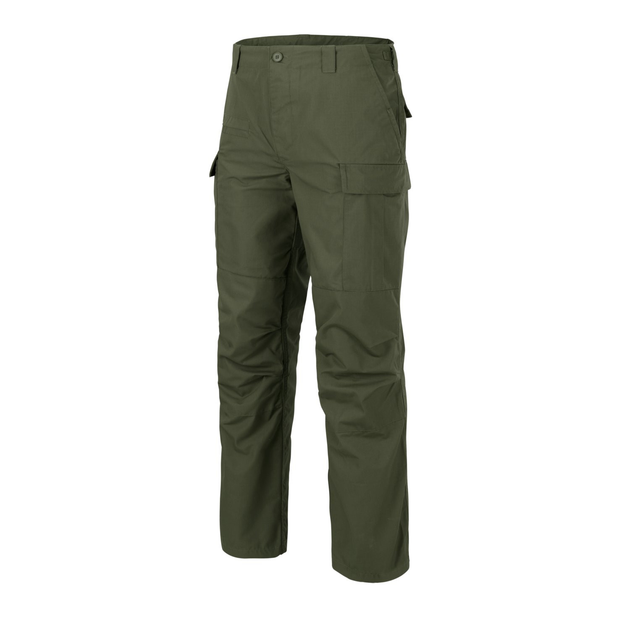 Брюки Helikon-Tex BDU Mk2 - PolyCotton Ripstop, Olive green 2XL/Regular (SP-BD2-PR-02) - зображення 1