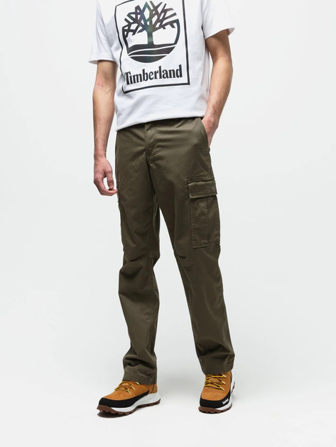 Spodnie cargo męskie Timberland TB0A2CZH 38 Khaki (193394711840) - obraz 1