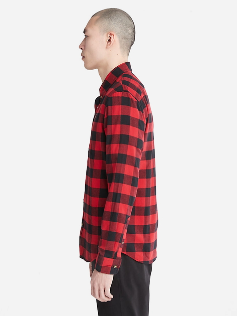 Сорочка бавовняна чоловіча Timberland TB0A2D7E XXL Червона (195441174707) - зображення 3