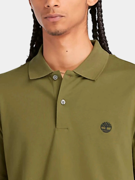 Поло довге чоловіче Timberland TB0A2DJE L Хакі (194902941490) - зображення 4
