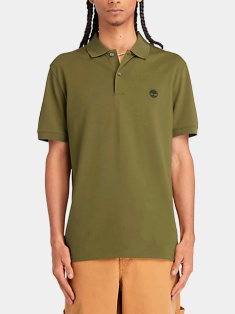 Koszulka polo męska Timberland TB0A2DJE XXL Khaki (194902941711) - obraz 1