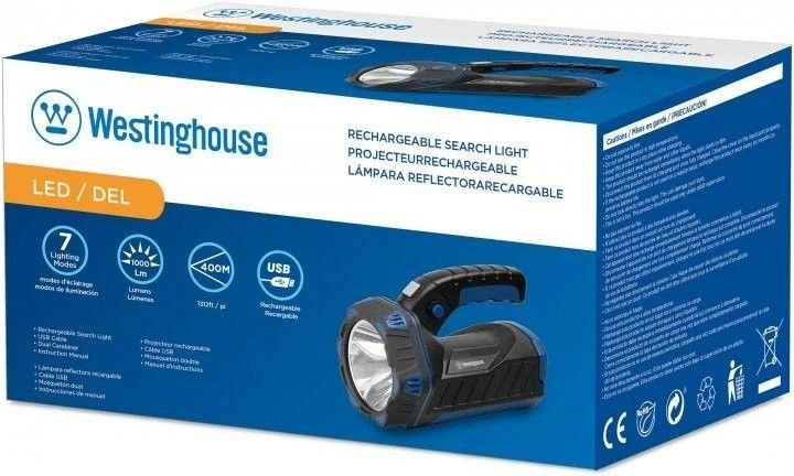 Ліхтар пошуковий 10W LED WF227 з функцією Power Bank - зображення 2