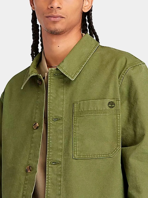 Kurtka jeansowa męska Timberland TB0A5TH3 L Zielona (194904904660) - obraz 4