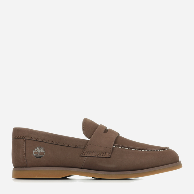 Loafersy męskie skórzane Timberland TB0A5U65 41.5 (8US) Brązowe (196249595138) - obraz 1