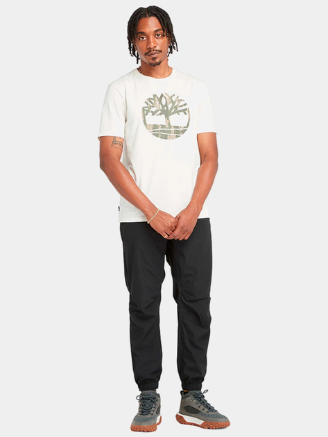 T-shirt męski bawełniany Timberland TB0A5UP3 L Biały (194902996681) - obraz 3