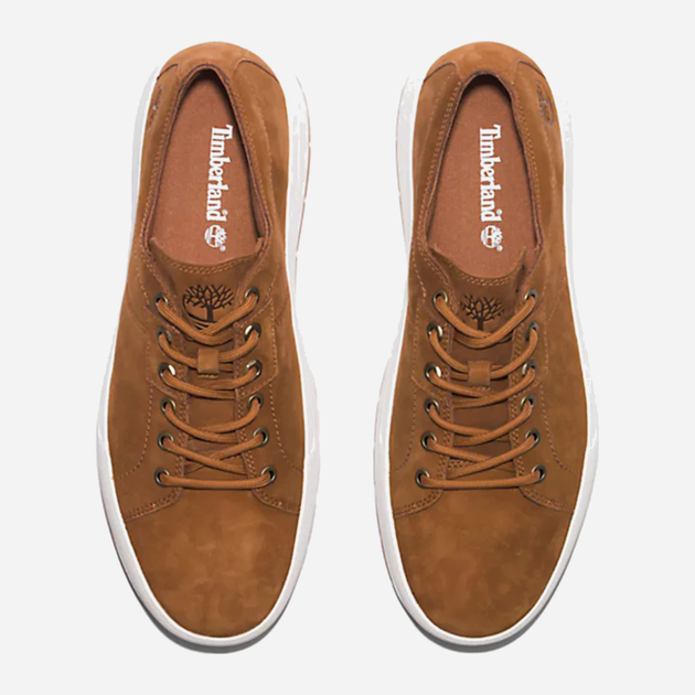 Sneakersy męskie skórzane do kostki Timberland TB0A6A2D 41.5 (8US) Brązowe (197063545668) - obraz 3