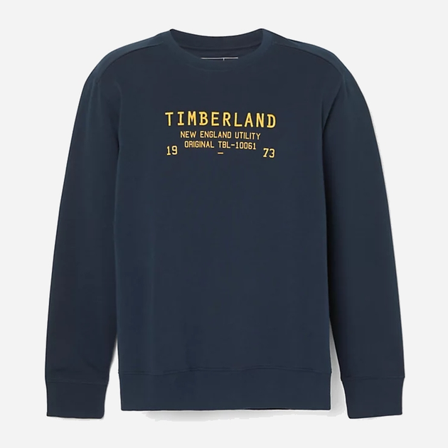 Світшот чоловічий Timberland TB0A6FMV S Синій (196247869415) - зображення 4