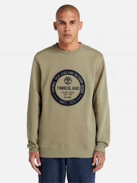 Bluza bez kaptura męska Timberland TB0A6FRM L Khaki (196249885536) - obraz 1