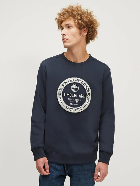 Bluza bez kaptura męska Timberland TB0A6FRM S Niebieska (196249885444) - obraz 1