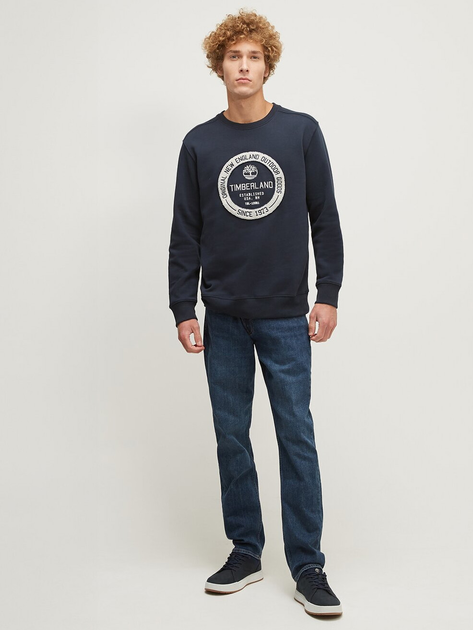 Bluza bez kaptura męska Timberland TB0A6FRM XXXL Niebieska (196249885734) - obraz 3