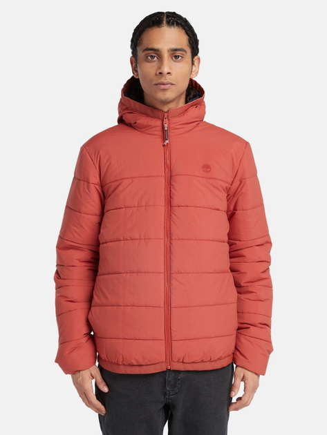 Kurtka puchowa męska z kapturem Timberland TB0A6G39 XL Pomarańczowa (772259965224) - obraz 1