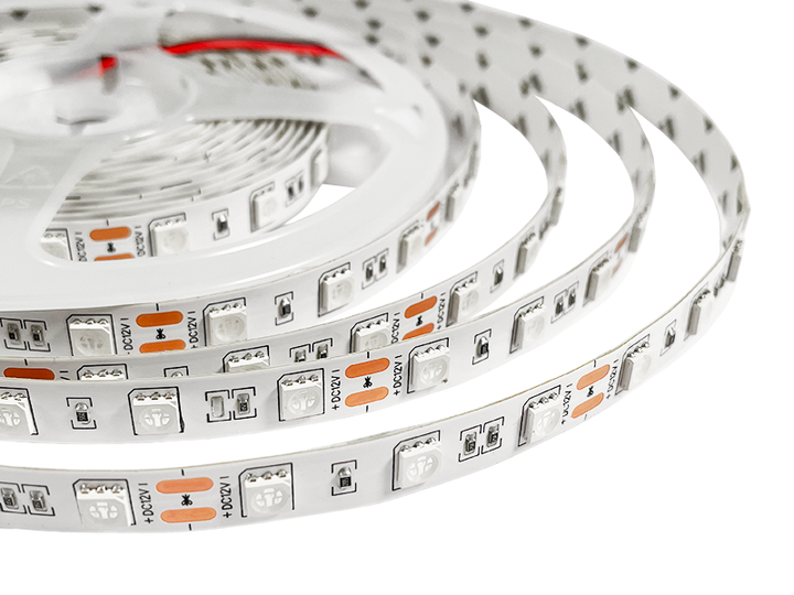 Світлодіодна стрічка 5050-60led-10mm-12V 14,4W/m IP20 подвійна плата синій LEDUA - зображення 5