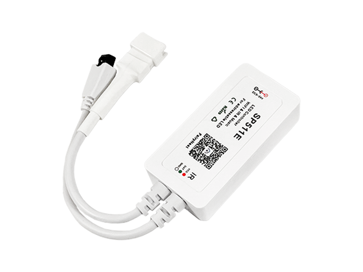 Розумний контролер SPI для світлодіодного неону RGBIC музичний SP511E Smart LED WI-FI 4 pin - Фото 3 Розумний контролер SPI для світлодіодного неону RGBIC музичний SP511E Smart LED WI-FI 4 pin - зображення 3