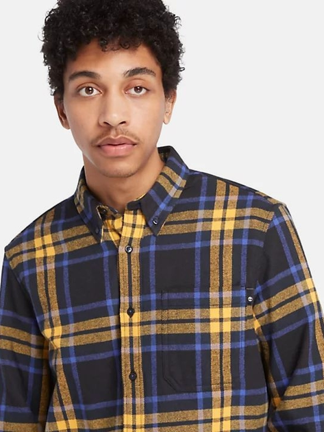 Сорочка бавовняна чоловіча Timberland TB0A6GKH XL Чорна (196248809465) - зображення 3