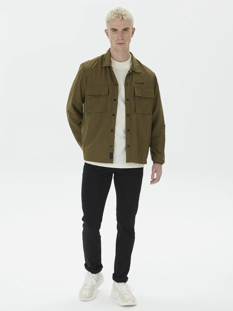 Kurtka wiatrówka męska przeciwdeszczowa Timberland TB0A6NU1 XXL Oliwkowa (196248810218) - obraz 3