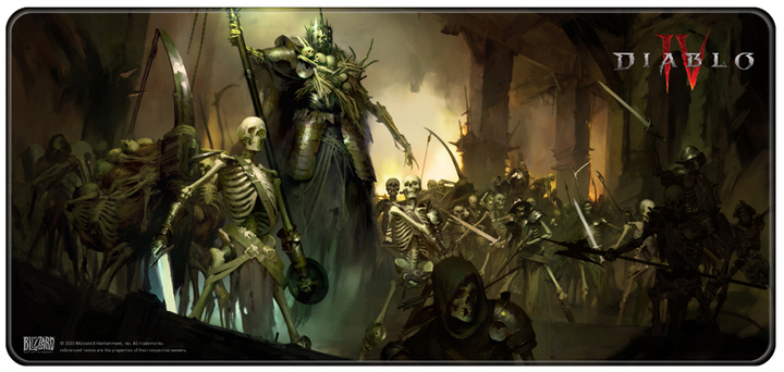 Podkładka gamingowa Blizzard Entertainment Diablo IV: Skeleton King XL Speed/Control (FBLMPD4SKELET21XL) - obraz 1