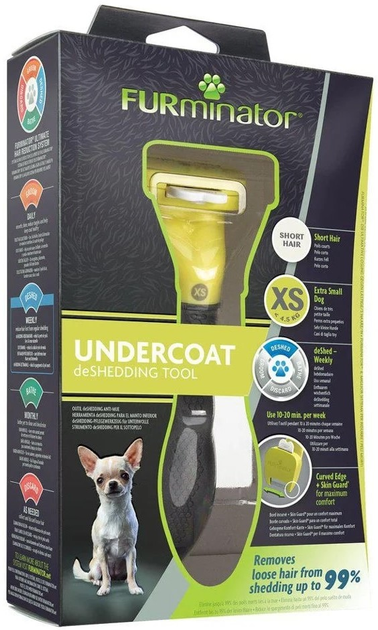 Furminator FURminator dla psów krótkowłosych rozmiar XS (4048422144205) - obraz 3