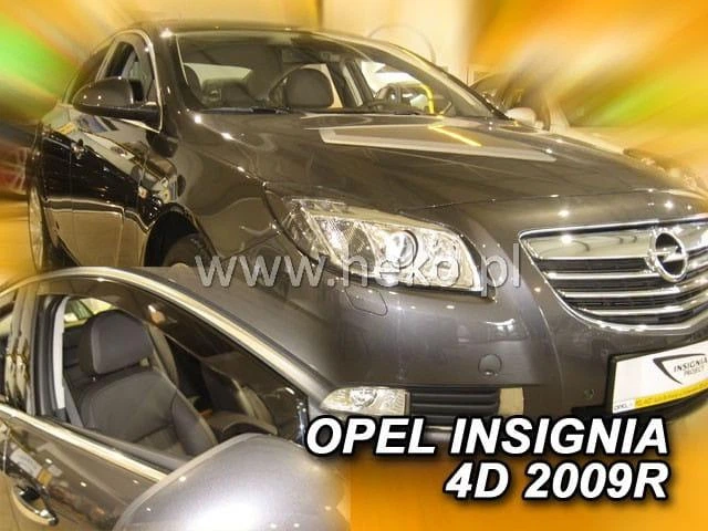 Дефлекторы окон (ветровики) HEKO для Opel Insignia 2009 -2017 4D Sedan вставные 4 шт - изображение 7