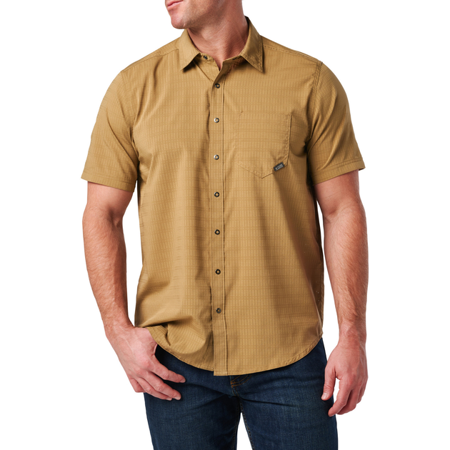 Рубашка тактическая 5.11 Tactical® Aerial Short Sleeve Shirt L Elmwood - изображение 1