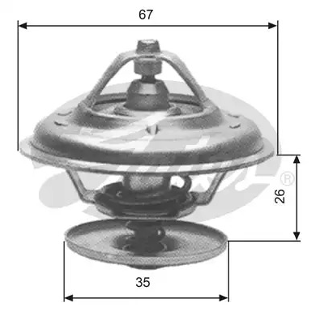 Термостат, GATES (TH11680G1) - изображение 1