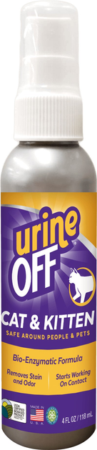 Спрей Urine Off для удаления органических пятен и запахов, для котят и ...