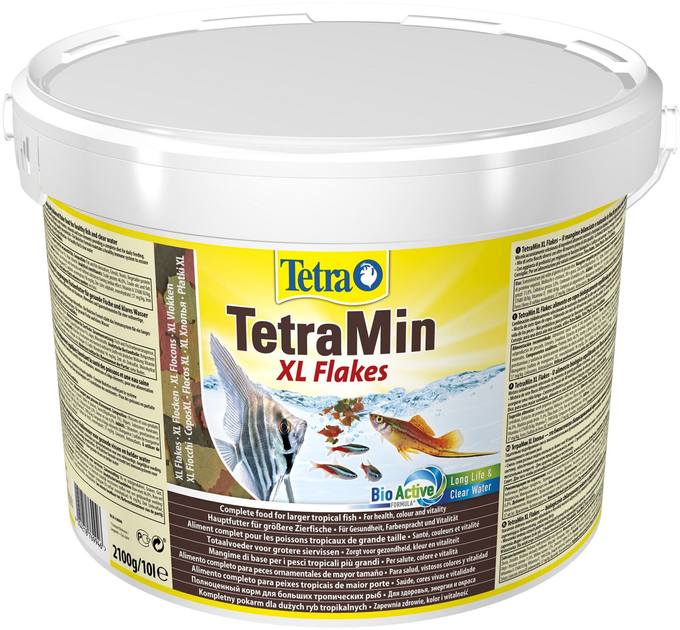 Корм Tetra Min XL Flakes для акваріумних риб в пластівцях 10 л (151.0106) - зображення 1