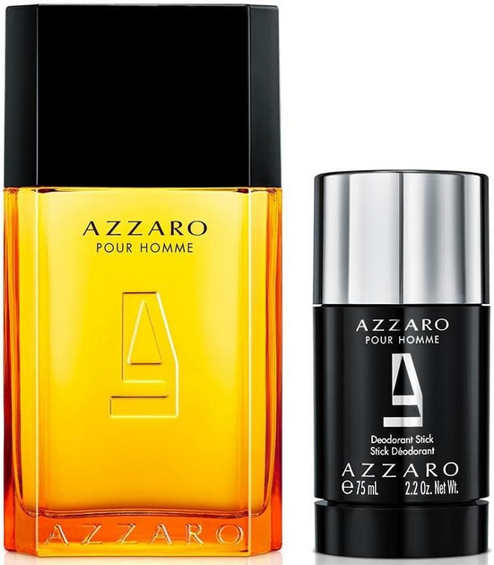 Zestaw męski Azzaro Pour Homme Woda toaletowa 100 ml + Dezodorant w sprayu 75 ml (3614274163605) - obraz 1