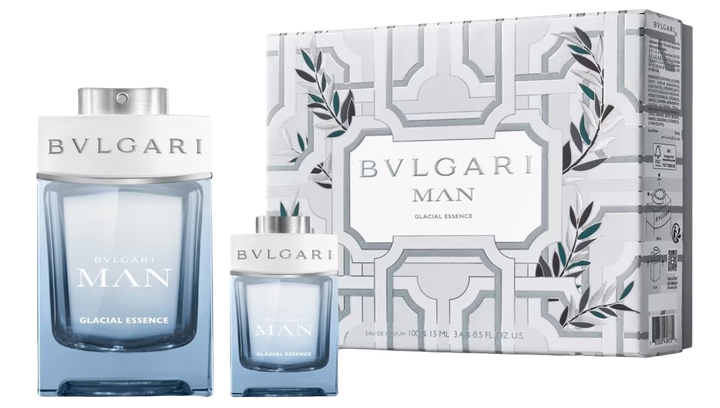 Набір для чоловіків Bvlgari Man Glacial Essence парфумована вода 100 мл + мініатюра парфумована вода 15 мл (0783320422324) - зображення 1