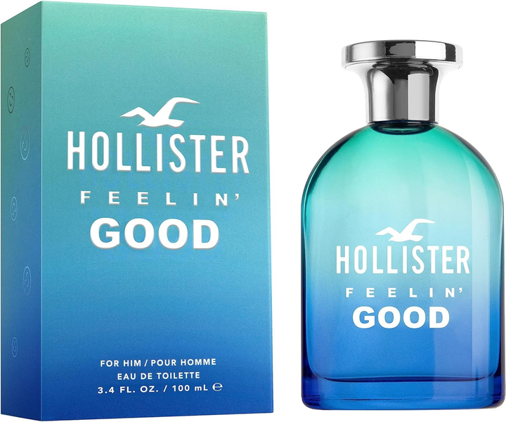Woda perfumowana męska Hollister Feelin' Good For Him 100 ml (0085715267658) - obraz 1