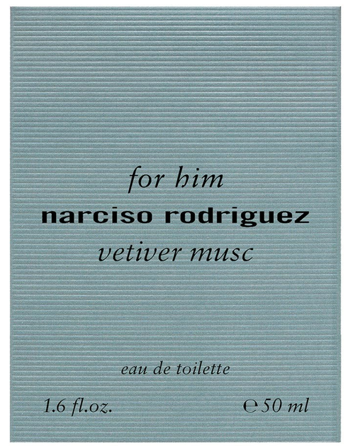 Туалетна вода для чоловіків Narciso Rodriguez For Him Vetiver Musc 50 мл (3423222107727) - зображення 2
