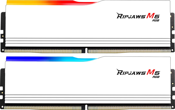 Оперативная память G.Skill DDR5-6400 32768 MB PC5-51200 (Kit of 2x16384) Ripjaws M5 RGB (F5-6400J3239G16GX2-RM5RW) - изображение 1