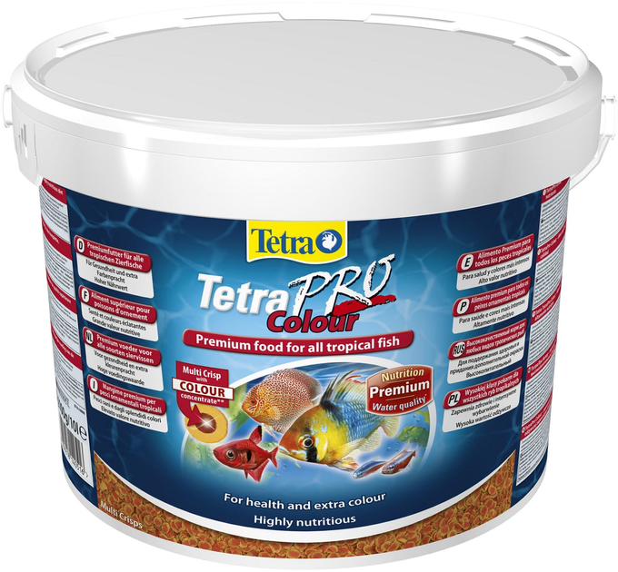 Корм Tetra Pro Colour для акваріумних риб в чіпсах 10 л (151.0705) - зображення 1