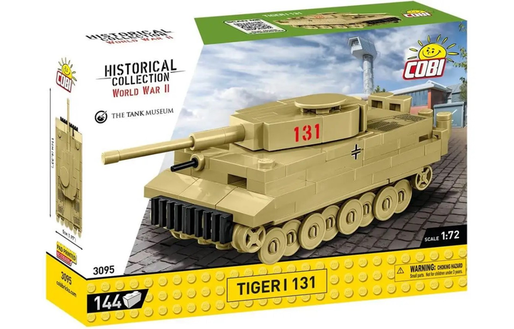 Конструктор Cobi Historical Collection WWII Tiger I 131 144 деталі (5902251030957) - зображення 1