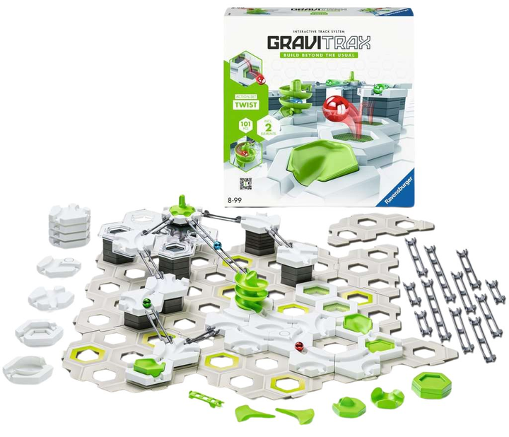 Klocki konstrukcyjne Ravensburger Gravitrax Starter Kit Twist 95 elementów (4005556225767) - obraz 2