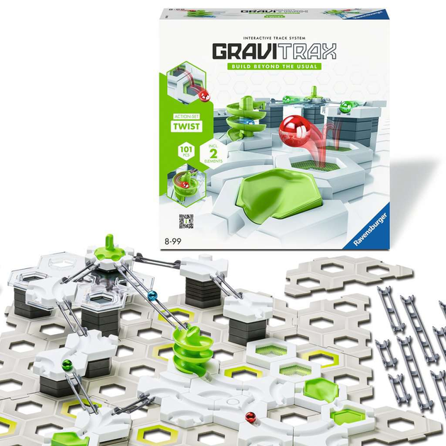 Конструктор Ravensburger Gravitrax Twist Starter Kit 95 деталей (4005556225767) - зображення 3